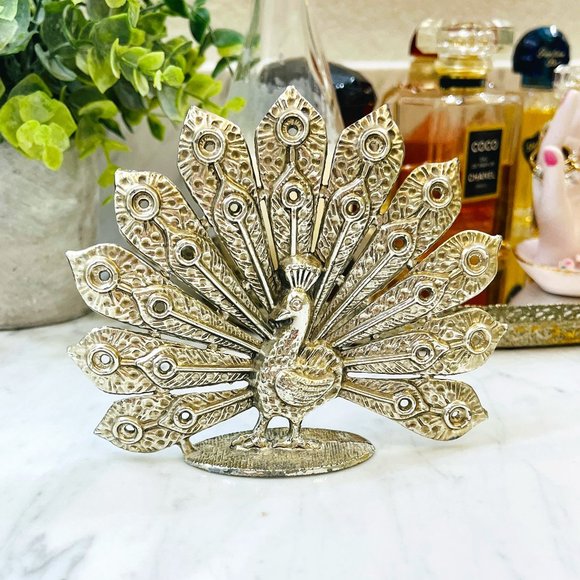 Vintage Other - VTG Peacock earring holder